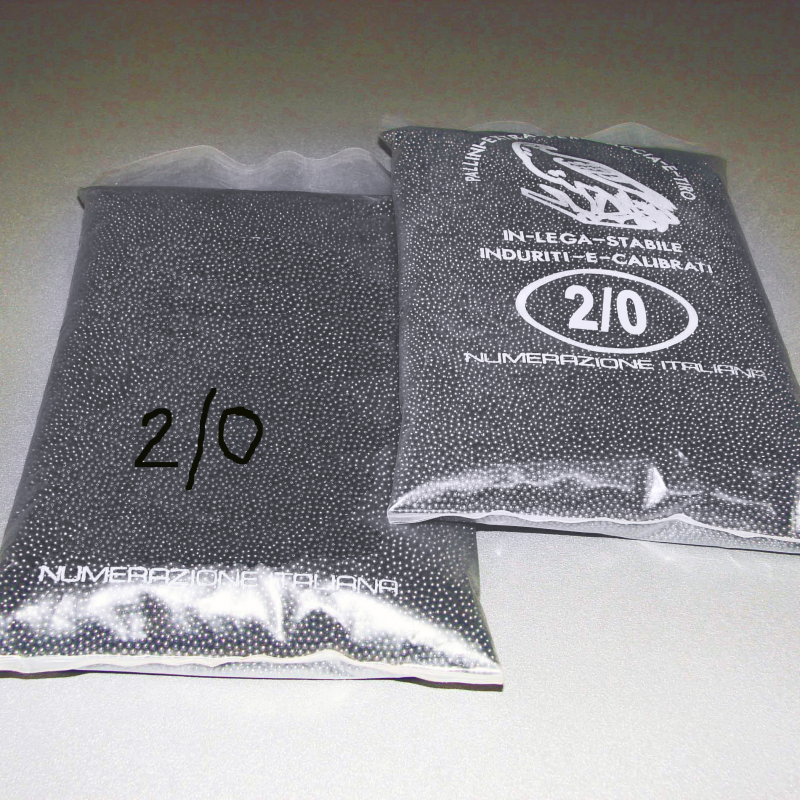 PLOMO N. 2/0 (doble 0) TEMP. CONFEzione DA 5 KG PALLINI AQUILA LOCATELLI