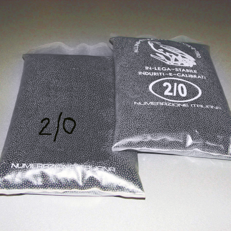 PLOMO N. 2/0 (doble 0) TEMP. CONFEzione DA 5 KG PALLINI AQUILA LOCATELLI