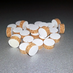 SPESSORI CAL. 36/410 IN SUGHERO - CON CARTA AI LATI - 100 PEZZI