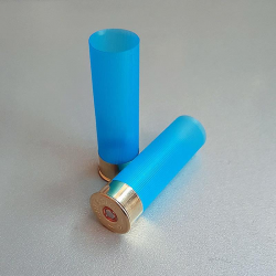 T2 12/70 CX 2000 CHEDDITE - DOUILLE AZUR TRANSLUCIDE EN PLASTIQUE ÉVASÉE - 100 PIÈCES