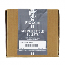 #500 PALLE RAMATE FIOCCHI CAL 9 mm FMJ124 grs