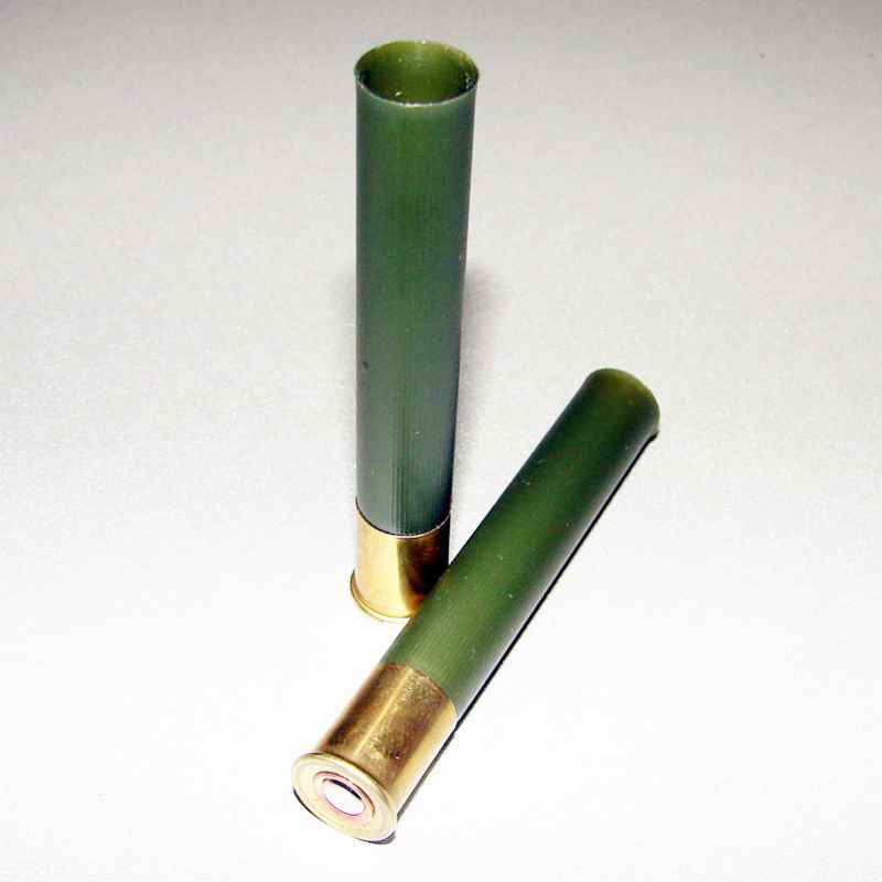 T3 410/76 DFS 615 FIOCCHI - VAINA MAGNUM VERDE MILITAR EN PLÁSTICO SIN FRESAR - PAQUETE DE 100