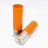 T4 12/70 DFS 616 FIOCCHI - BOSSOLO ARANCIO IN PLASTICA SVASATO - FONDELLO NIK - 100 PEZZI