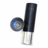 T4 12/76 688 NOBEL SPORT - DOUILLE MAGNUM - NOIR - EN PLASTIQUE ÉVASÉ - FOND NICKELÉ - 50 PIÈCES