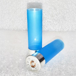 T2 12/70 688 NOBEL SPORT - DOUILLE AZUR TRANSLUCIDE EN PLASTIQUE ÉVASÉ FOND NICKELÉ - 50 PIÈCES