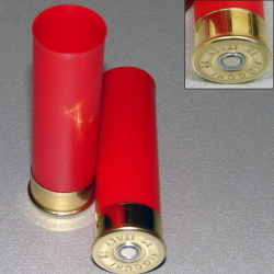 100 PATRONENHÜLSE TYP 2 FIOCCHI Cal.12/70 ROT, SVASED, ZÜNDHÜTCHEN DFS 616