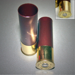 100 CARTRIDGE CASES TYPE 4 FIOCCHI Cal.12/70 BORDEAUX, NOT disposed of, PRIMER DFS 616