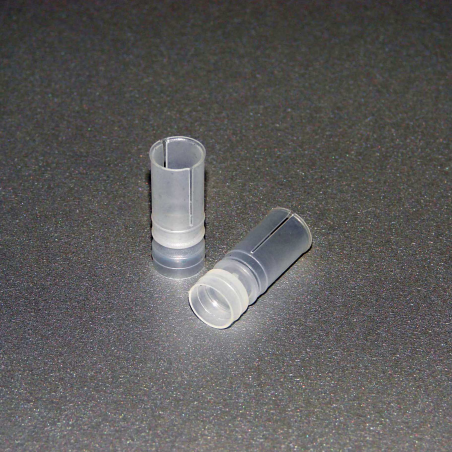 100 PEZZI BORRE IN PLASTICA GUALANDI Nana, calibro 36-410 mod. MC36 N da 27 mm