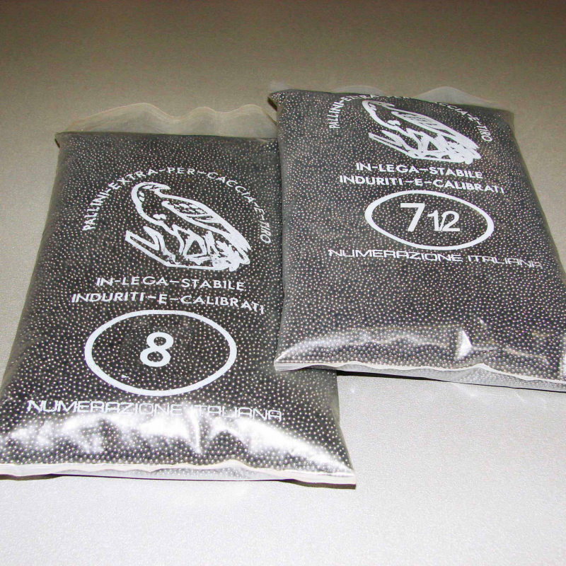 GEHÄRTETES BLEI N.7,5  CONFEZIONE DA 5 KG PALLINI DI PIOMBO AQUILA JA