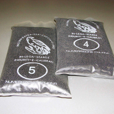 PLOMO N.º 4 TEMPERADO, ENVASE DE 5 KG PERDIGONES DE PLOMO AQUILA LOCATELLI