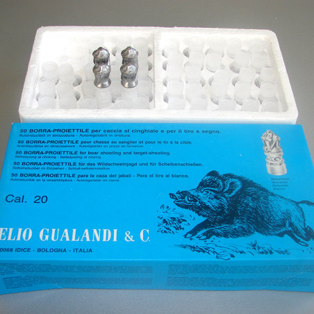 CONFECTO 50 PALLE GUALANDI CALIBRE 20 25.5 GRAMMI